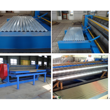 high strength Round wave steel sheet horizontal corrugated roll forming machine